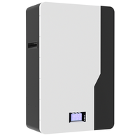 Sistema de Almacenamiento de Energía Doméstico con Batería de Litio LiFePO4 de 48V 51.2V 200Ah 10.24kWh, Montado en Pared, con Pantalla LCD Inteligente y BMS de 6000+ Ciclos Profundos