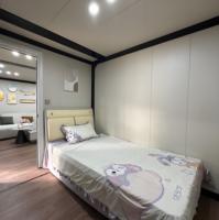 Maison conteneur préfabriquée extensible prête à être expédiée, 20 pieds, 30 pieds, 40 pieds, 2, 4 ou 5 chambres, villa préfabriquée, maison portable, casa portable