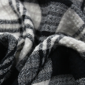 Nhà Máy Cung Cấp Hấp Dẫn Giá Tùy Chỉnh Rolls Polyester Rayon Pha Trộn Sợi Nhuộm Kiểm Tra Váy Xếp Li Vải Cho Áo Sơ Mi - Product Image 1