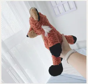 High Quality Fluffy Cute Plush Fox Stuffed Animals Soft Toys For Boys Girls