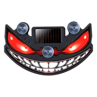 En stock : Feu de freinage automatique LED Solar Demon Eye pour voiture, avec capteur de lumière et de vibration, fixation par ventouse, pour rétrofit et comme feu d'avertissement, vente en gros