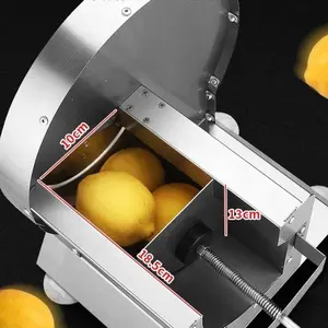 Lemon Slicer Potato Slicer Commercial Manual Stainless Steel Fruit Slicer Carrot Hand Crank