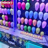 Marwey One Stop Wholesale Nouvelle Arrivée Machine de Jeu d'Arcade de Tir aux Ballons Thème God of War à Attaque Spéciale pour 2 Joueurs, Idéale pour Cadeau et Carnaval