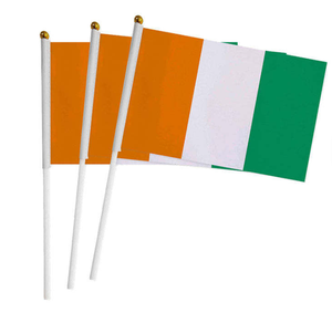 Bandiera Personalizzata della Costa d'Avorio 3x5ft con Logo, Bandiera Nazionale in Poliestere per Tifosi di Calcio 2026 - Product Image 4