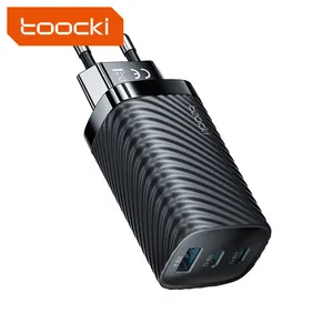 Toocki סיטונאי במלאי 65W גן מטען usb c כוח מתאם כפול סוג c