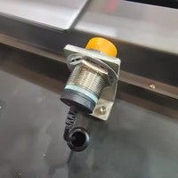 MOTEE M8M12M18M30 Détecteur de proximité à interrupteur inductif avec sortie à trois fils Distance sans détection Capteur capacitif fileté de 15mm