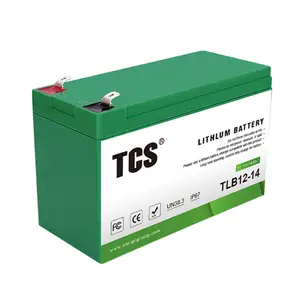 टीसीएस फैक्ट्री रिचार्जेबल सोलर 12v 14ah पावर टूल इलेक्ट्रिक लिथियम आयन बैटरी