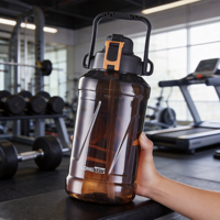 Bouteille Longstar moderne 2,5 L sans BPA, sans fuite, réutilisable, étanche, écologique, avec corde, pour le camping, la randonnée et les activités de plein air