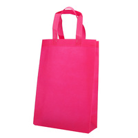 Sac fourre-tout personnalisé en non-tissé, recyclable et écologique, avec cordon de serrage, longues poignées, taille moyenne, réutilisable pour les courses et les activités extérieures
