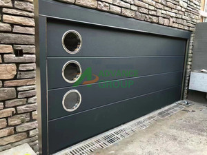 <span class=keywords><strong>Porte</strong></span> <span class=keywords><strong>de</strong></span> <span class=keywords><strong>garage</strong></span> <span class=keywords><strong>sectionnelle</strong></span> en aluminium thermolaqué, aspect moderne élégant, <span class=keywords><strong>isolation</strong></span> en mousse PU, plusieurs panneaux, kits <span class=keywords><strong>de</strong></span> quincaillerie complets - Product Image 6
