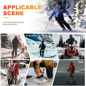 Winter Outdoor Hunting Walking Skiing Chaussettes chauffantes à batterie rechargeable Femmes Hommes Chaussettes chauffantes thermiques - Product Image 6