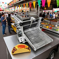Machine industrielle automatique de fabrication de tortillas de maïs de type Philadelphie, type pizza, en promotion