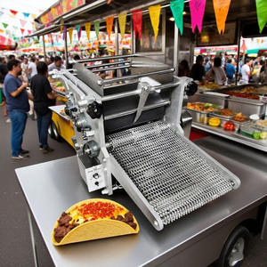 Machine industrielle automatique de fabrication de tortillas de maïs de type Philadelphie, type <span class=keywords><strong>pizza</strong></span>, en promotion - Product Image 3