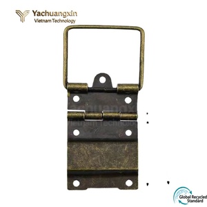 Bisagra pequeña de metal de hierro antiguo de 16x38mm con acabado galvanizado para joyería decorativa, puerta de caja de vino, regalo, herrajes para caja de madera - Product Image 2
