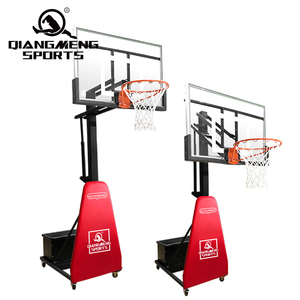 Equipo de entrenamiento profesional Soporte de baloncesto Altura ajustable 5,7-9 'Aro de baloncesto para niños para la <span class=keywords><strong>Academia</strong></span> - Product Image 1