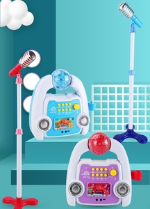 Wholesale Multi-functional Musical Party Karaoke Machine with Adjustable Stand Microphone Toy Speaker Toy for Kids Portable - Product Image 3