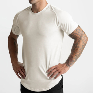 Bán Buôn Mens Thể Thao Mặc Trắng Spandex/Nylon Thăng Hoa Chất tẩy Tshirt Quần Áo Sang Trọng Các Nhà Sản Xuất Thể Thao T-Shirts - Product Image 5