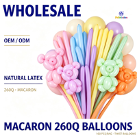 Lot de ballons ronds en latex brillant rétro pour la décoration de fêtes et de loisirs créatifs - Thèmes Noël et Fiesta, Vente directe usine