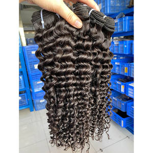 Capelli Ricci Non Trattati 30 Pollici Ciocche Ricce Naturali Nere Magic Curl Bundle Capelli Umani Indiani Grezzi - Product Image 4