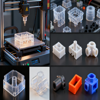 Services d'impression 3D, prototypage rapide de haute qualité, pièces en résine SLA, plastique ABS, MOQ 1 pièce, tolérance de précision 0,002, personnalisé
