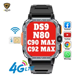2024 New C90 C92 MAX smartwatch mit wifi und sim-karte 4g DS9 N80 smart watch telefon android smart watch 4g sim-karte
