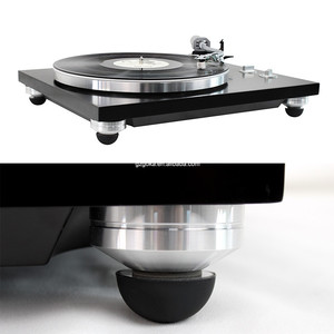 Nouveaux produits d'usine : Patins isolants anti-vibrations en caoutchouc de gel de silice <span class=keywords><strong>platine</strong></span> de 1,25 pouce - Product Image 1