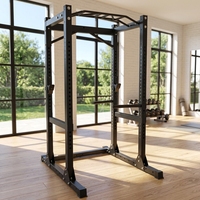 Rack de Squat Compact Facile à Assembler en Acier Robuste Gain de Place pour la Maison et la Salle de Sport Entraînement Physique Vente en Gros OEM