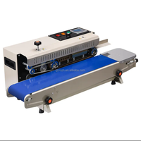 Moonpack FR900 Machine électrique de scellage de colis thermique pour le cou Machines de scellage de sachets en aluminium et de sachets en plastique pour animaux de compagnie