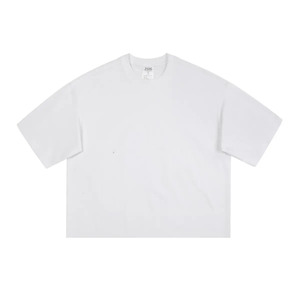 Fabrication de t-shirts Boxy personnalisés Logo DTG 100% coton T-shirt homme lourd T-shirt coupe Boxy de haute qualité - Product Image 3