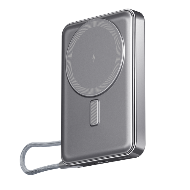 10000mAh Magnetic Wireless Power Bank 22.5W PD Fast Charge Foldable Stand for iPhone 16 15 AirPods