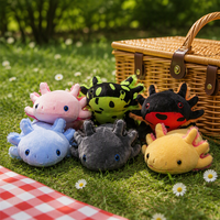 Peluche Axolotl Super Douce et Mignonne, Jouet Anti-Stress, Poupée en Peluche