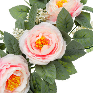 Wedding <b>Decoration</b> <b>Wall</b> Mounted <b>Flowers</b> Encryption Rose Leaves Simulation Tea <b>Flowers</b> <b>Flower</b> Vine - Product Image 4