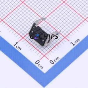 TSB004A4526A Tactile Switch Through hole Component (THT) Switch Rectangle Button 2.6N Right Angle Insert 7.4mm - Product Image 2