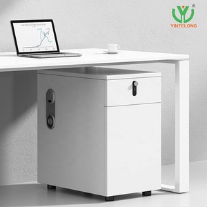 Yinlong màu đen kim loại đồ nội thất văn phòng sử dụng bệ di động 3 ngăn kéo tủ tập tin Tủ ngăn kéo di động bệ tủ - Product Image 6