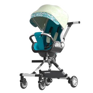 Passeggino JRQ Personalizzabile di Alta Qualità, Seduta Reclinabile Pieghevole in PU, Capacità di Carico 20KG, in Lega di Alluminio, Personalizzabile - Product Image 1