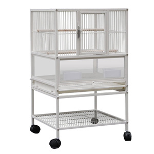 Fabricant <span class=keywords><strong>de</strong></span> <span class=keywords><strong>cage</strong></span> à oiseaux en métal <span class=keywords><strong>de</strong></span> haute qualité <span class=keywords><strong>cage</strong></span> <span class=keywords><strong>de</strong></span> <span class=keywords><strong>transport</strong></span> canari Grande <span class=keywords><strong>cage</strong></span> à oiseaux d'élevage avec support roulant - Product Image 1