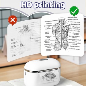 Imprimante thermique miniature Phomemo T02E 58 mm, imprimante photo portable pour usage domestique - Product Image 1