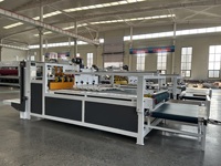 Machine de fabrication de cartons en carton ondulé semi-automatique nouvel état collant et pliant l'équipement de collage