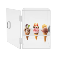 Boîte de présentation personnalisée en étain de qualité alimentaire OEM/ODM pour pain, gâteaux, glaces avec impression numérique et marquage à chaud