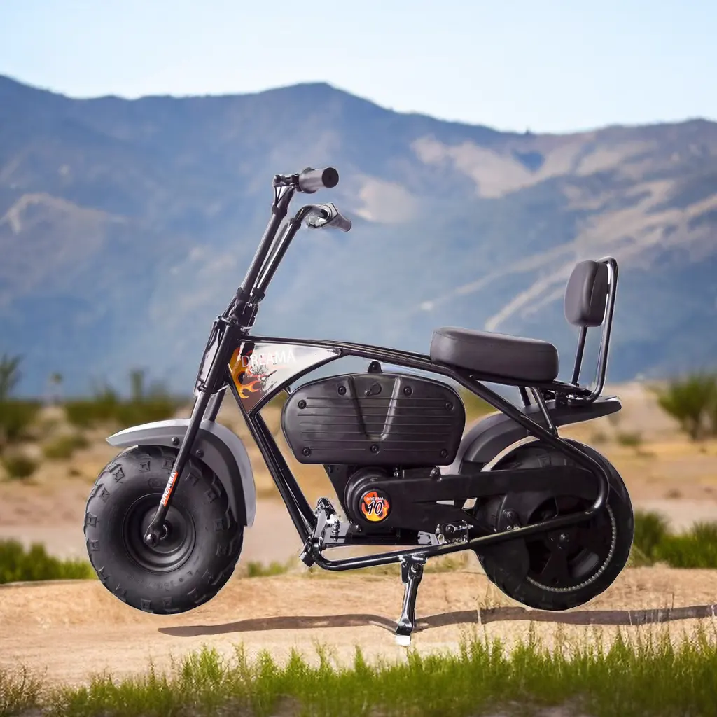 Novo Design De Moda 39 km/H Velocidade Gasolina Moto Rua Motocicleta Mini Bicicleta