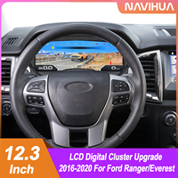 NaviHua pour Ford Ranger/ Everest 2016-2020 Mise à niveau de voiture Instrument LCD de voiture Cluster numérique Compteur de vitesse automatique Linux Tableau de bord LCD