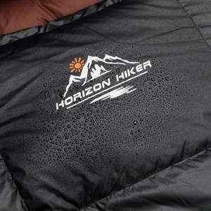 Sac de couchage Hiking Master Envelope pour adulte, en duvet de canard, chaud, respirant, léger, portable, pour toutes les saisons, utilisation en extérieur et en intérieur - Product Image 2