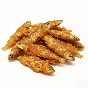 Snacks de Pescado Seco Envueltos en Pollo para Perros, Bocadillos Nutritivos Altos en Proteínas para Perros de Todos los Tamaños, Golosinas para Mascotas - Product Image 2