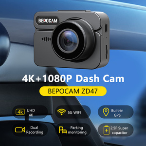 Dash cam ghi âm kép ghi âm lái xe 4k <span class=keywords><strong>Camera</strong></span> Xe <span class=keywords><strong>DVR</strong></span> tầm nhìn ban đêm hai ống kính đảo ngược <span class=keywords><strong>Camera</strong></span> xe logger xe hộp đen zd47 - Product Image 2