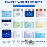 Machines de conditionnement, de remplissage et de scellage automatiques pour produits cosmétiques, gommages corporels, beurres et crèmes en pots