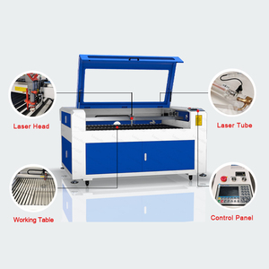Máquina de Corte y Grabado Láser CO2 Grande de 1390 |   Máquina de Corte Láser de CO2 de 60W-180W para Madera, Acrílico y Cuero - Product Image 2