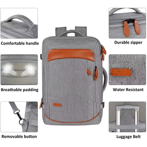 Casual Unisex Denim Polyester Lining Travel Rucksack Large Capacity <b>Bag</b> Sport <b>Computer</b> Backpack RTS Bulk Mixed Order - Product Image 2