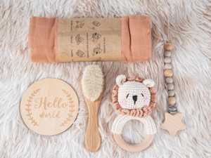 Caja de Regalo para Recién Nacido Kaiyue con Manta, Sonajero, Mordedor, Cepillo, Tarjeta de Hitos, Regalo para Revelación de Género, Set de Regalo para <span class=keywords><strong>Baby</strong></span> Shower - Product Image 6
