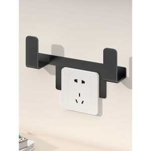 Soporte de pared para router y regleta de enchufes con instalación sin taladro - Product Image 1