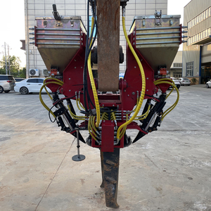 Équipement forestier XUVOL pour plantations, accessoire d'excavatrice 13-15T, rotateur de fosse, pousseur de terre, épandeur d'engrais à double bac - Product Image 5